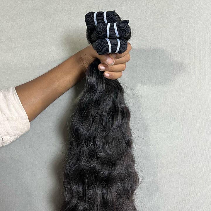 Gaurash Beauty Supply Inc. - Wholesale Hair extensions - Raw Indian Curly Hair Bundles: Natural Black, Unprocessed3