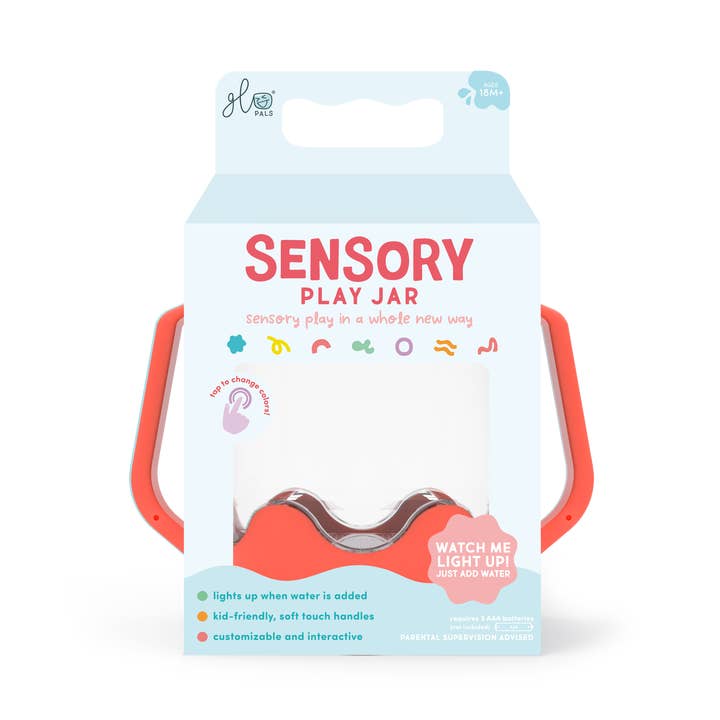 Coral Sensory Play Jar for wholesale by Glo Pals