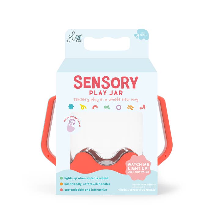 Coral Sensory Play Jar for wholesale by Glo Pals