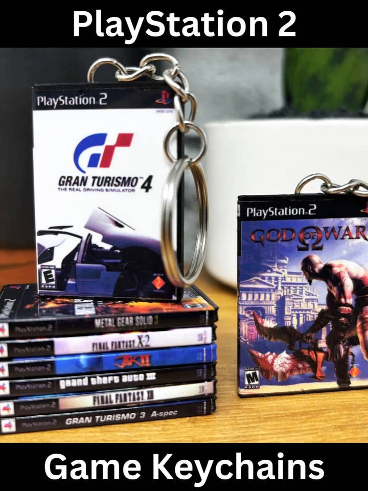 PS2 Game Case Keychains and other Purchase Wholesale psd. Free Returns & Net 60 Terms on Faire trending on Faire.