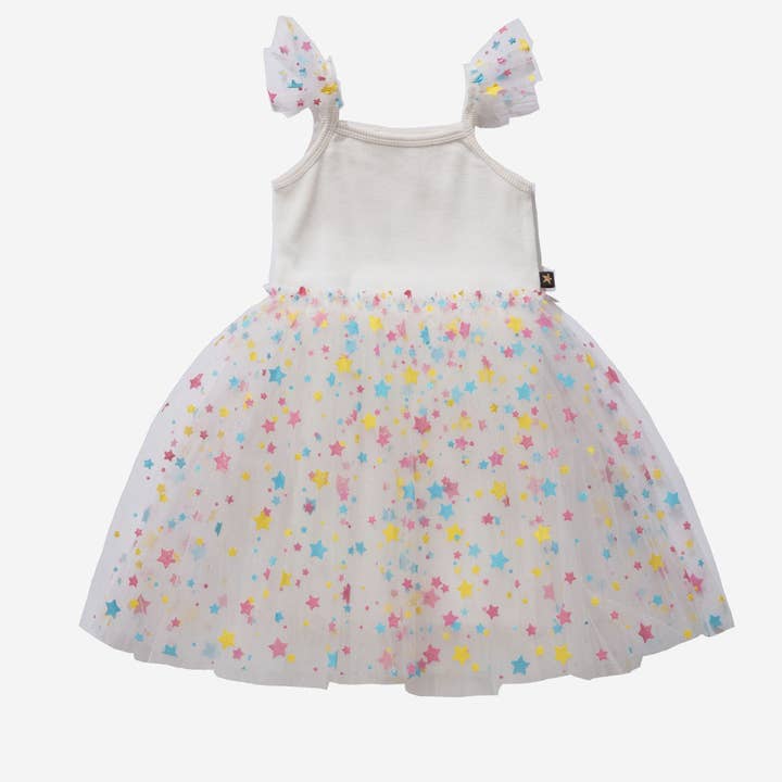 Petite Hailey - Wholesale Dress - Kids - Star Frill Tutu Dress