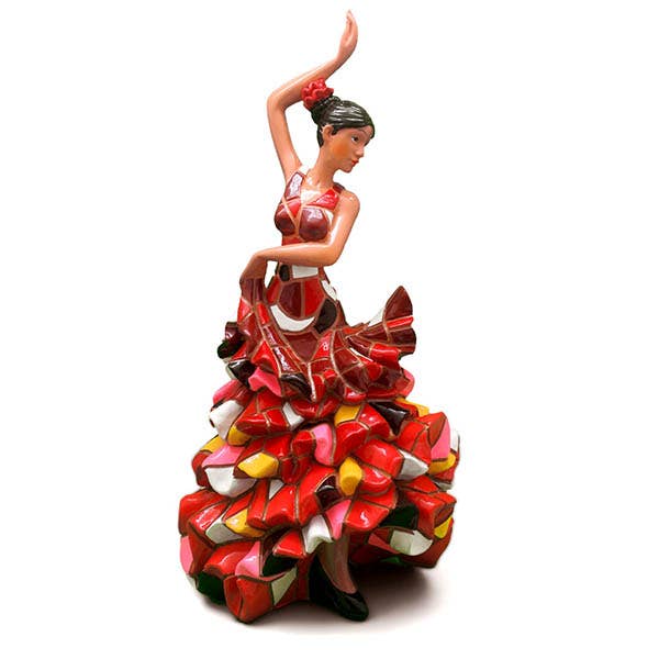 JUMI - Wholesale Decorative Figurine - Flamenca Dancing Red Mosaic 24cm0