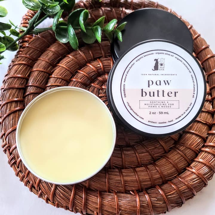 Manteca para patas, ingredientes 100% naturales, almohadilla para patas y bálsamo nasal para venta al por mayor de City Dog Treat Bar