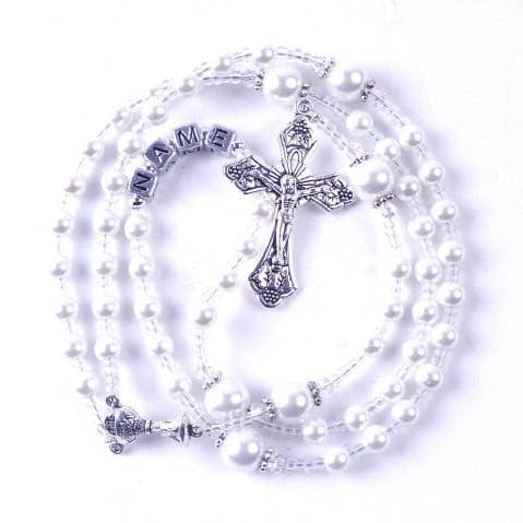 CREATEME™ Classic Rosary with Optional Personalization in Square Letter Beads and other Purchase Wholesale rosary bead kits. Free Returns & Net 60 Terms on Faire trending on Faire.