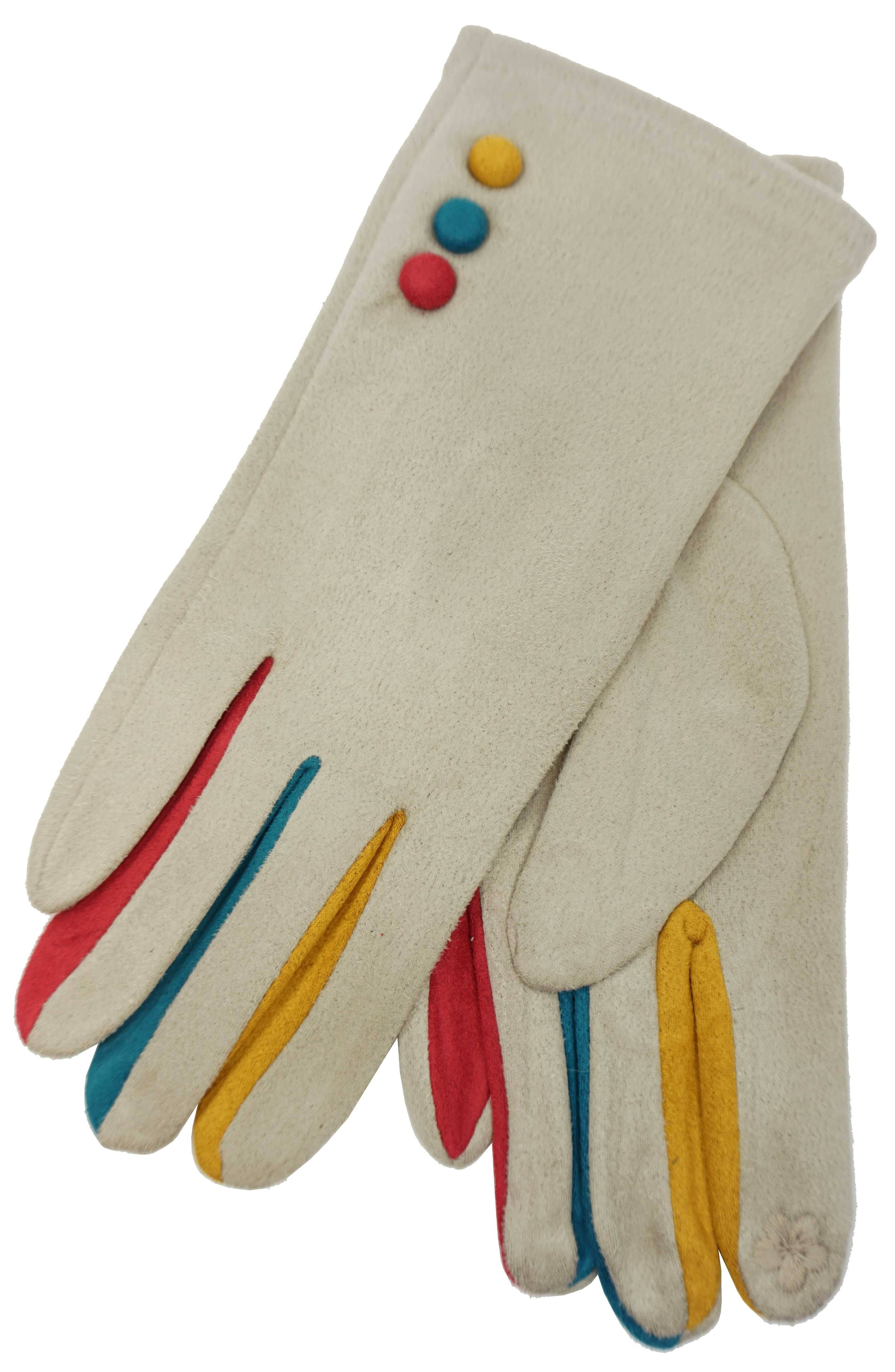Anais - Wholesale Gloves - Women's - Multi-color glove with touch finger YN03290