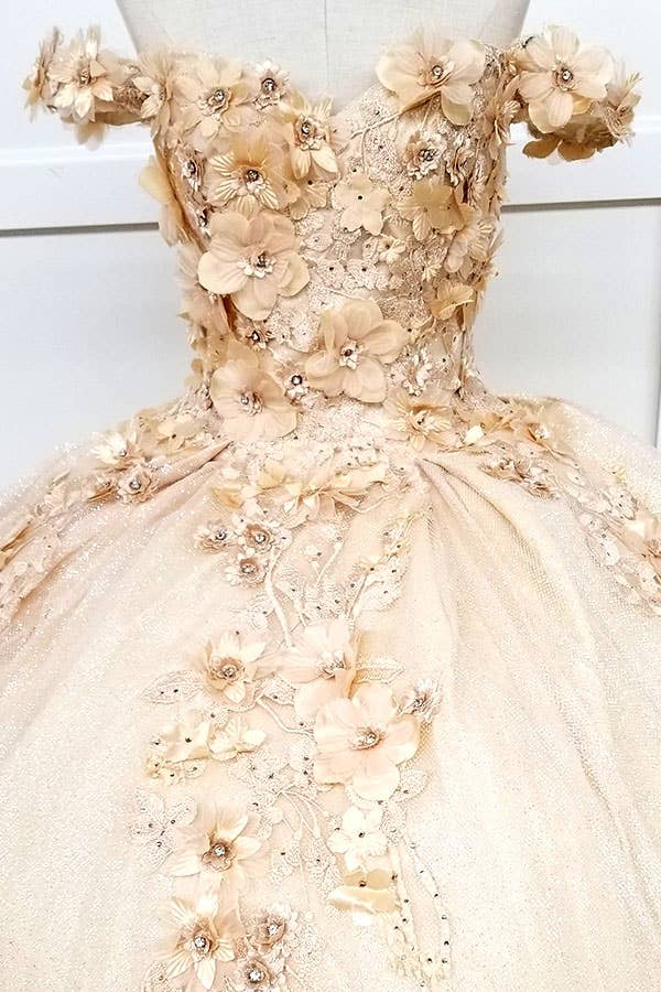 Chicas – wholesale Gown – Women's – Off the Shoulder Quinceanera-wedding Dress CHF30139