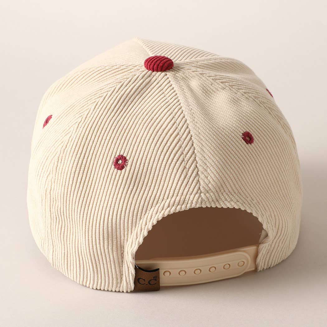 Fashion City - Wholesale Baseball Cap - Unisex - Plain Two Tone Corduroy 5 Panel Trucker Hat71