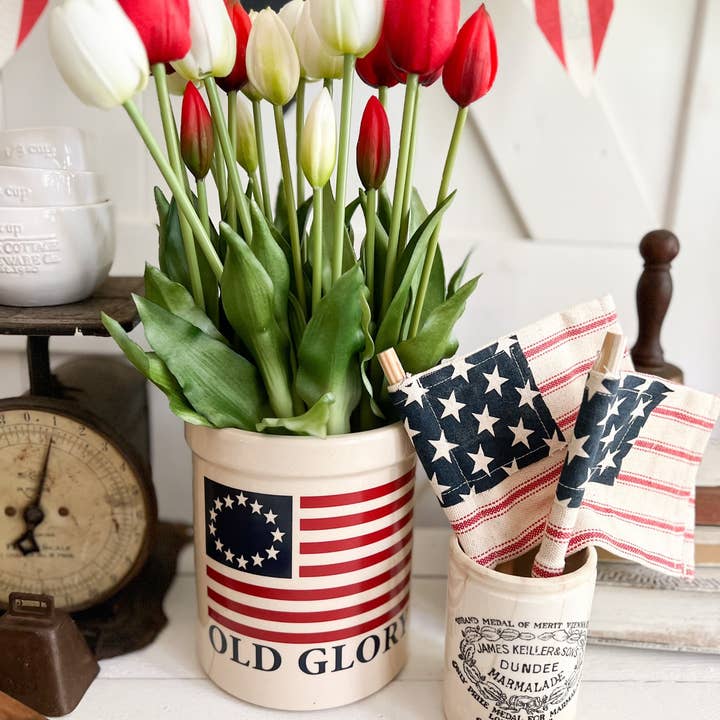 Crafted Hive Culture - Venta al por mayor Bandera y manga de viento - mini bandera americana de tela4