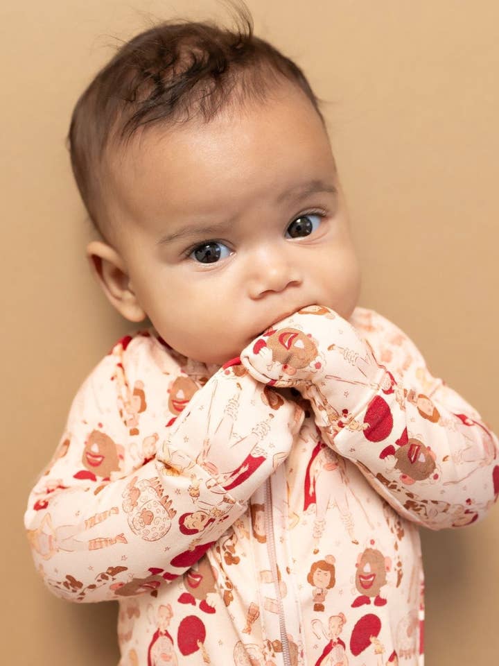 Ellie Sue - Wholesale Jumpsuit - Baby - Girl Power Zipper Romper