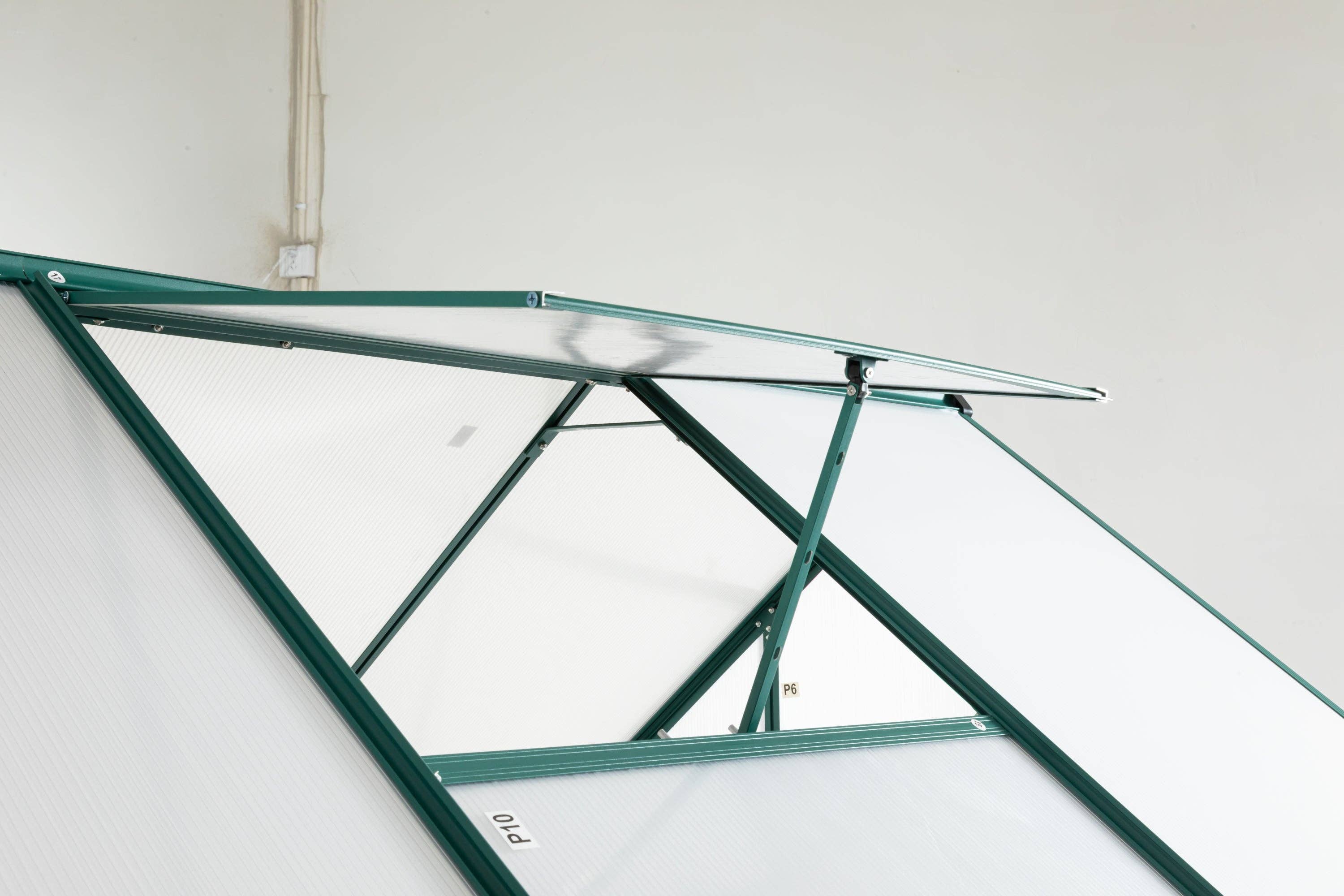 39F Inc. - Wholesale Outdoor Ornament/Decor - Walk-In Green-6 x 8 FT Outdoor Patio Greenhouse Sliding Door18