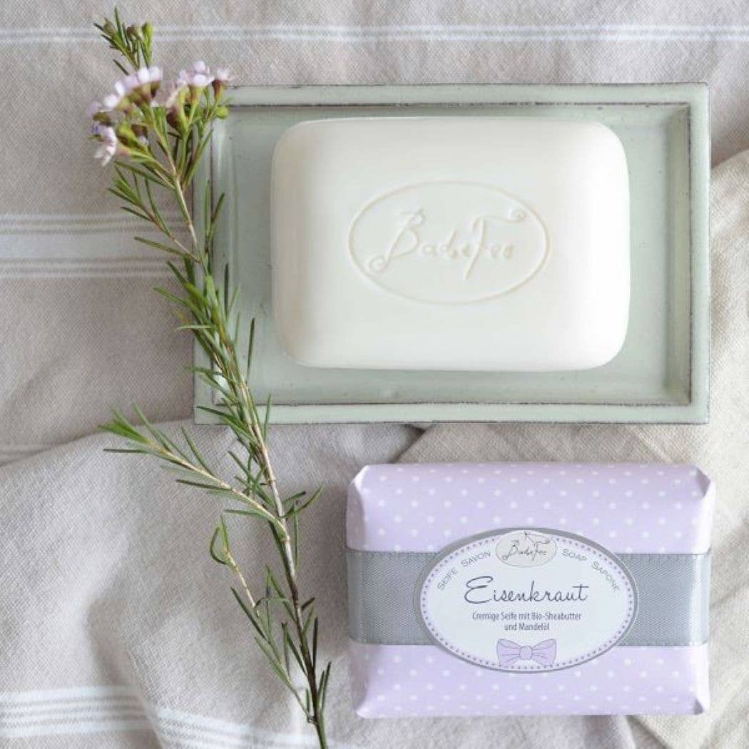 BadeFee - Wholesale Zeepblok - Vaste zeep verbena in geschenkverpakking - crèmezeep1