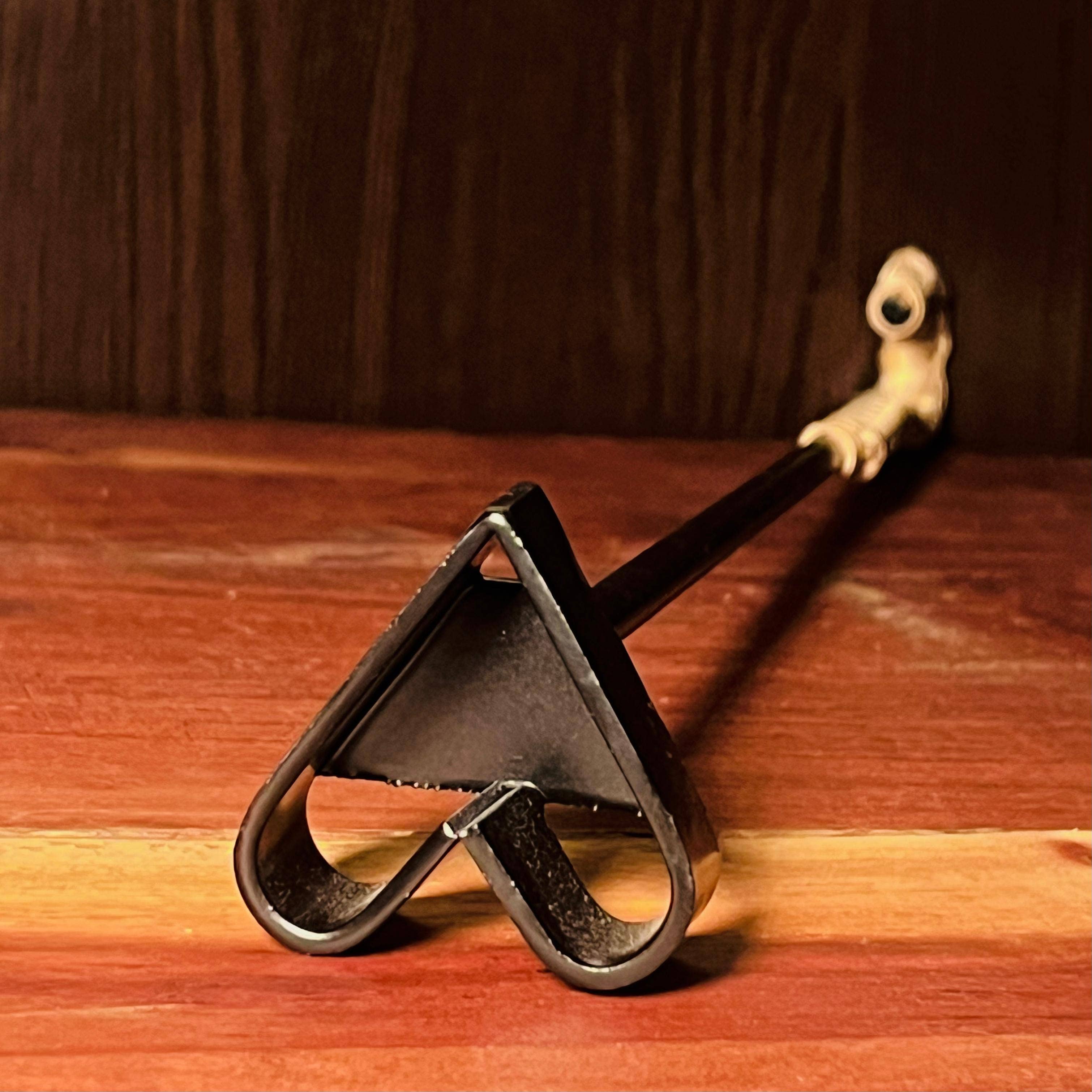 Valor Home Goods - Wholesale Outdoor grill tools - Heart Shape BBQ Branding Iron with Handcrafted Bamboo Handle