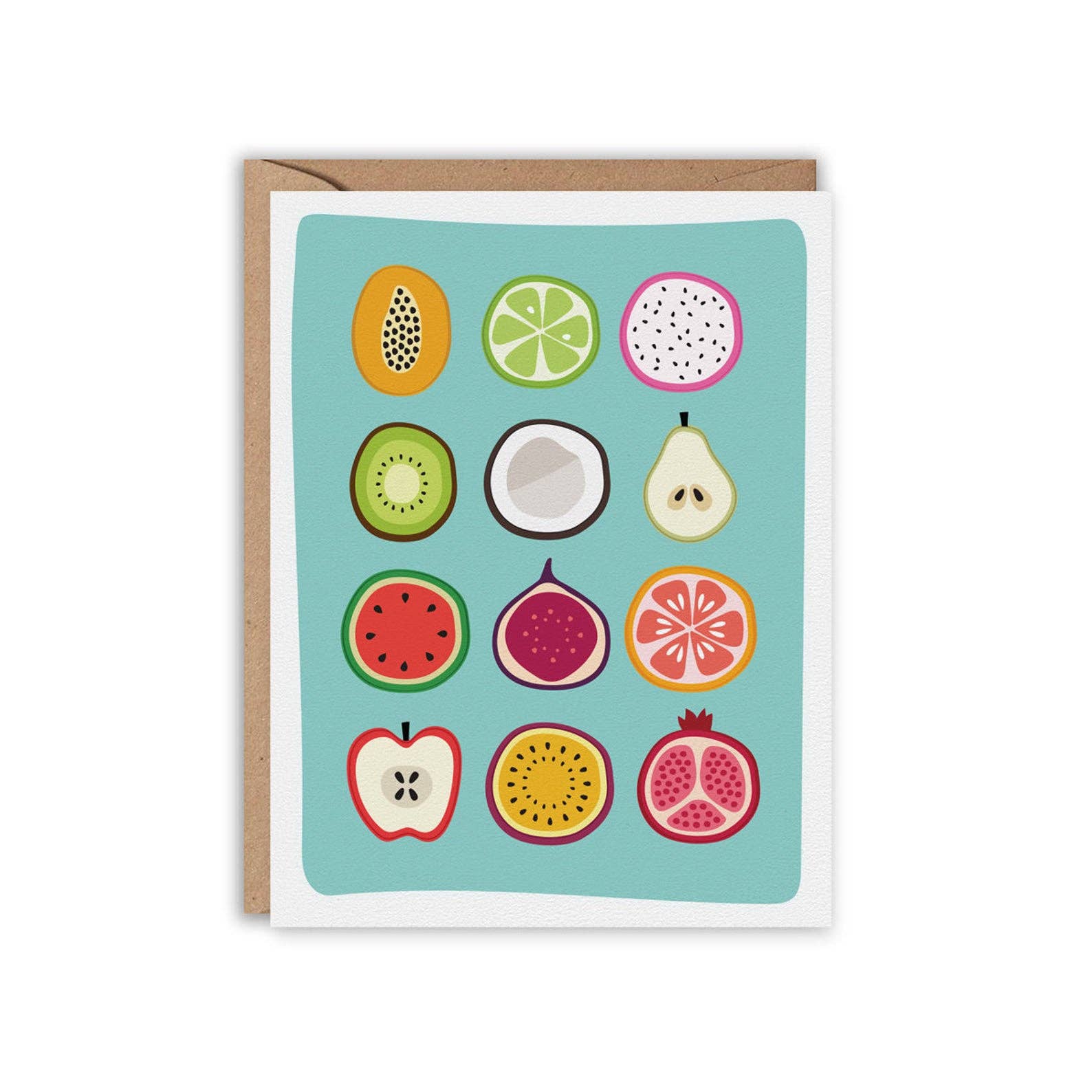 PaperVioletDesigns - Wholesale Everyday Greeting Card - Fruit Slices0