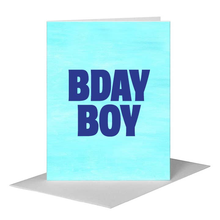 Joyeux anniversaire, carte de vœux (n° 7133D) pour la vente par Printed Canvas