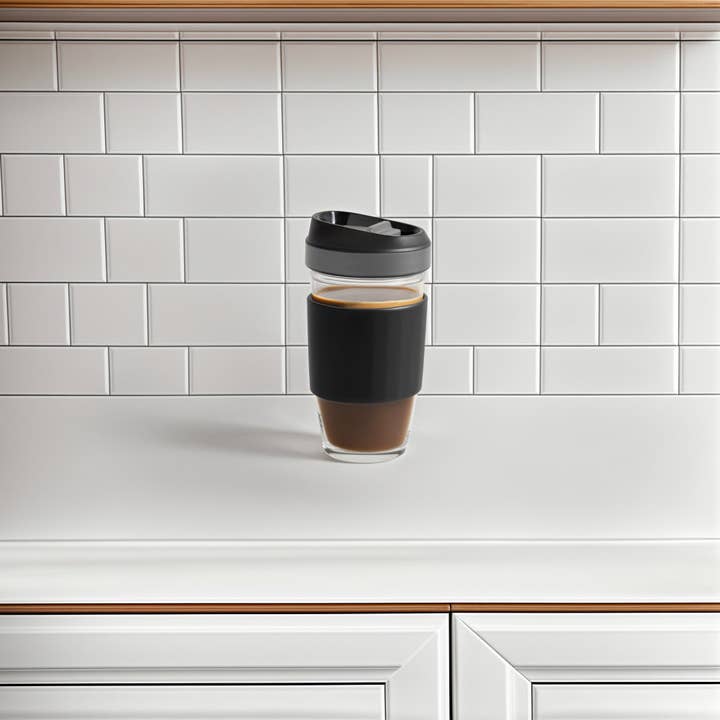 Genicook Product LLC - Wholesale Coffee/tea cup - Borosilicate Glass Coffee Cups (2 Cups)8