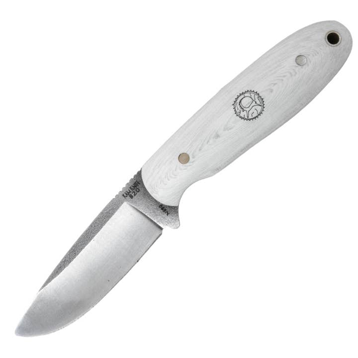 Kam Knife - B20 - N690 Steel - White Handle for wholesale by FEVUP CO.
