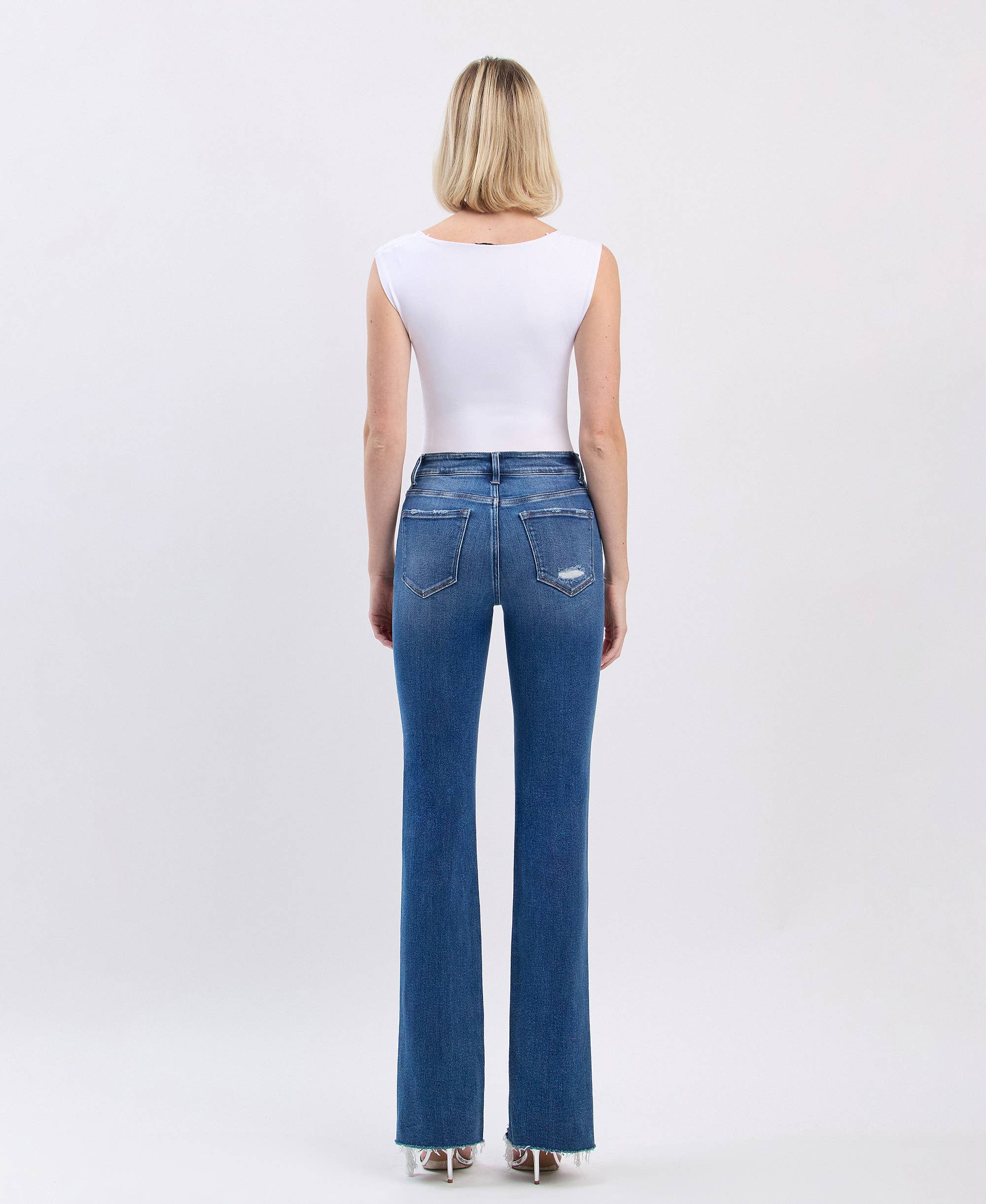 ACCURATE HIGH RISE BOOTCUT JEANS LV1605 for wholesale on Faire7