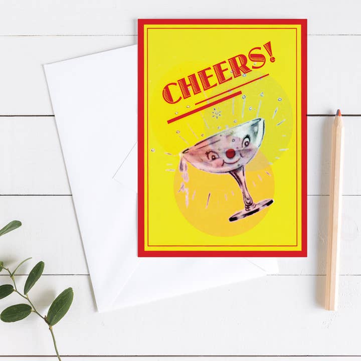 Congratulations Card (Cheers) for wholesale by Wright Card Company