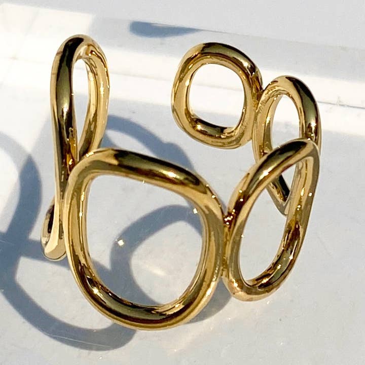 Geometric Ring for wholesale by Factor Stories