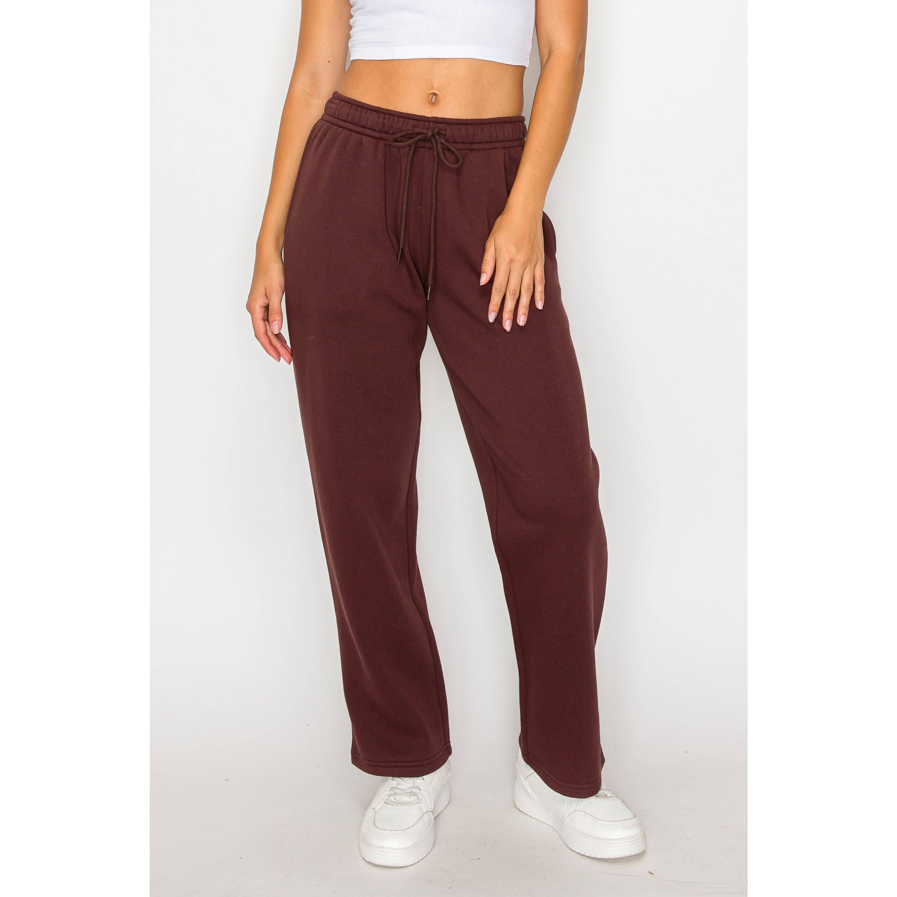 UP CLOTHING - Wholesale Athletic Sweatpants/Joggers - Women's - Straight Leg Fleece Sweatpants2