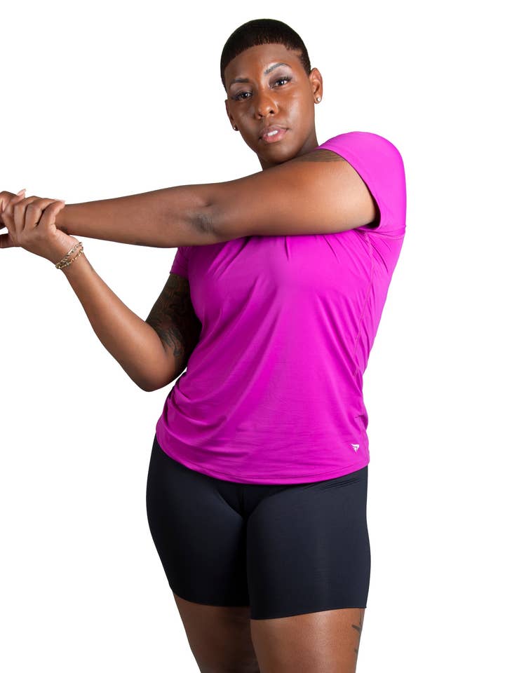 Chemise technique à manches courtes Feel the Flow pour la vente par Perspective Fitwear