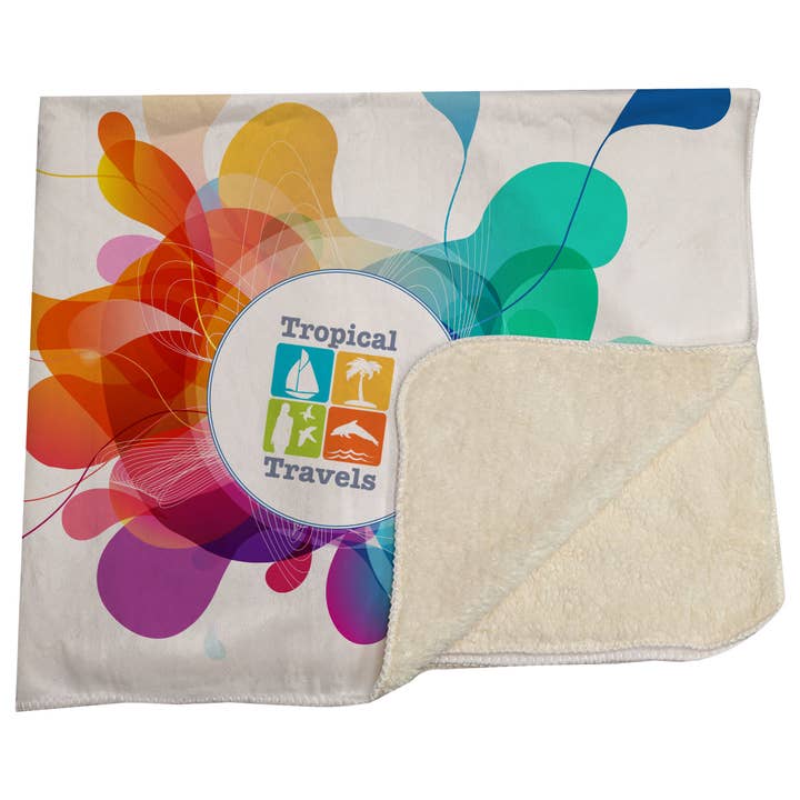 Luxe Soft Touch 50" x 60" Velvet Fleece Throw for wholesale by Market Street Promotions