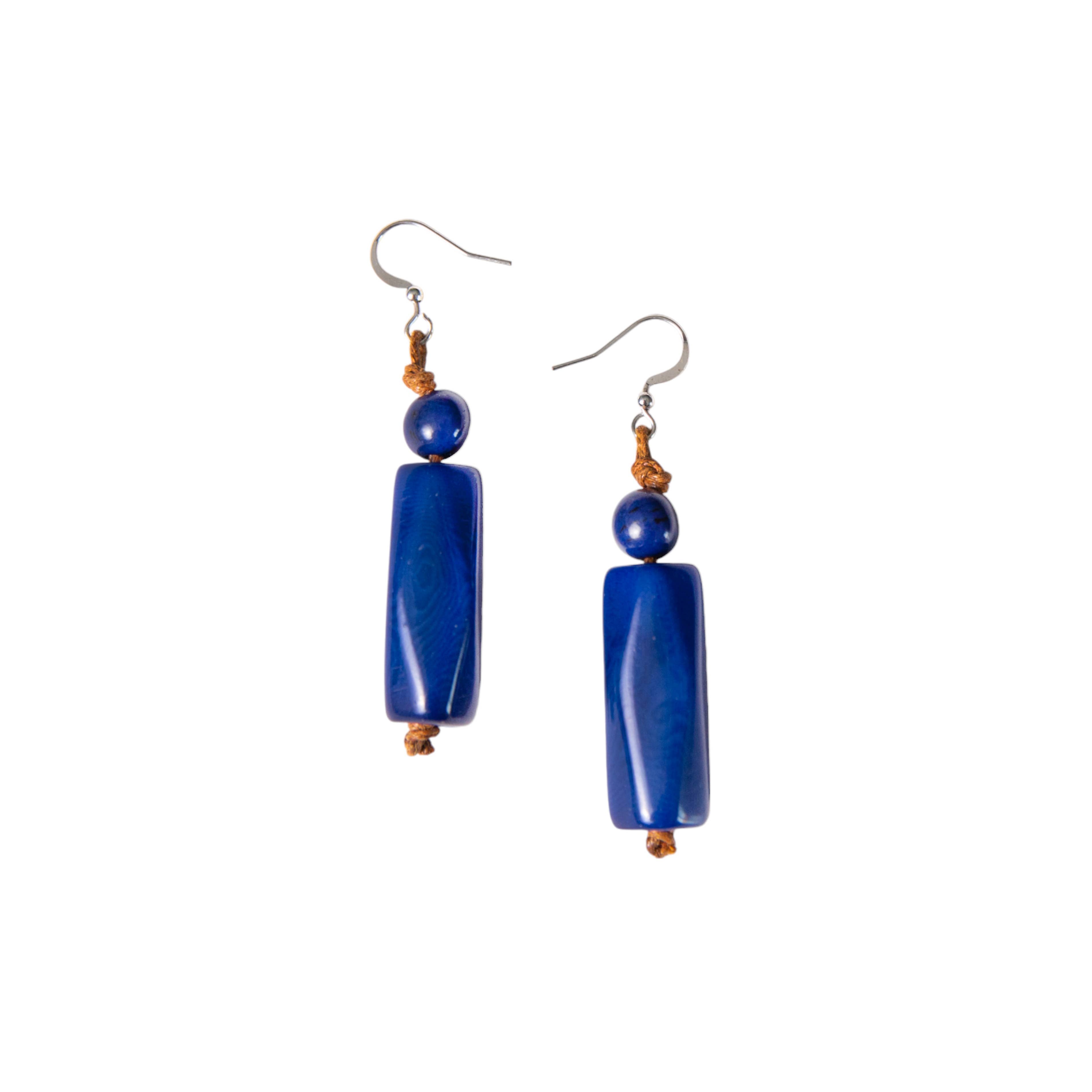Organic Tagua Jewelry - Vente Boucles d'oreilles pendantes - Boucles d'oreilles Orianna