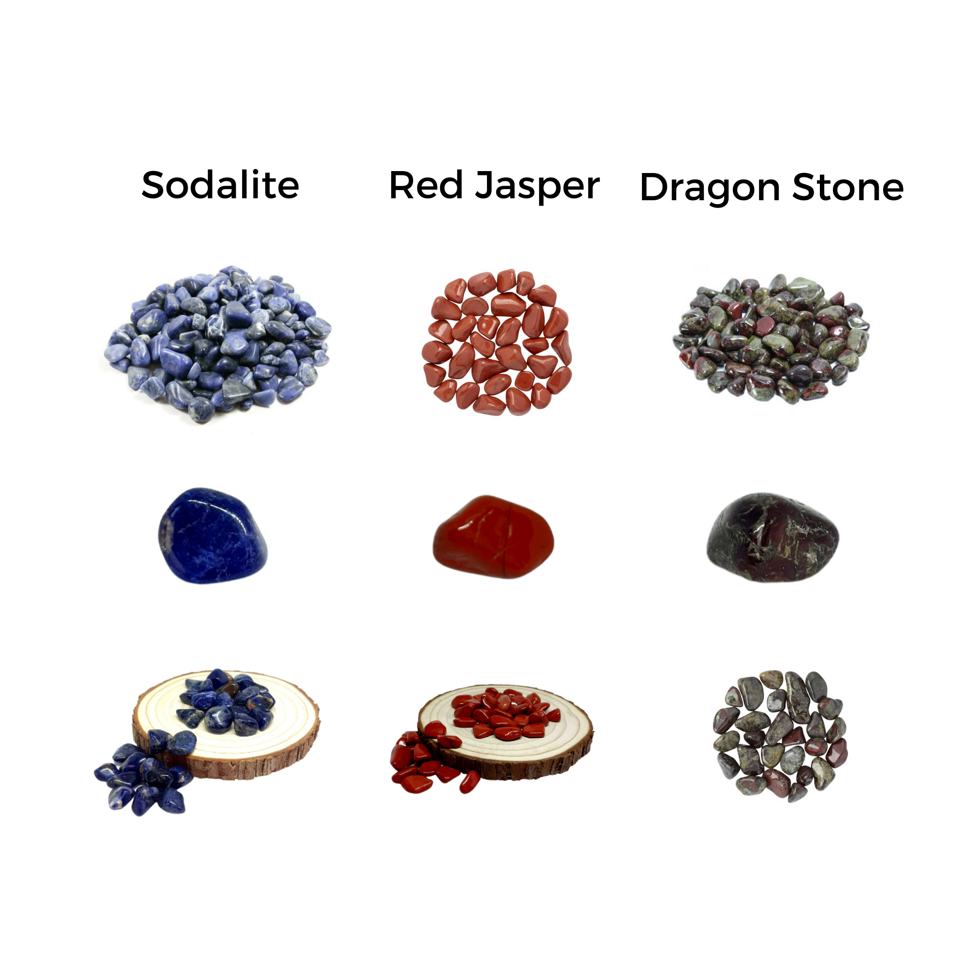 A Thousand Crystals - Venta al por mayor Piedras/cristales espirituales - Cristales de piedra pequeños pulidos, éticamente obtenidos, de 15 a 20 mm20