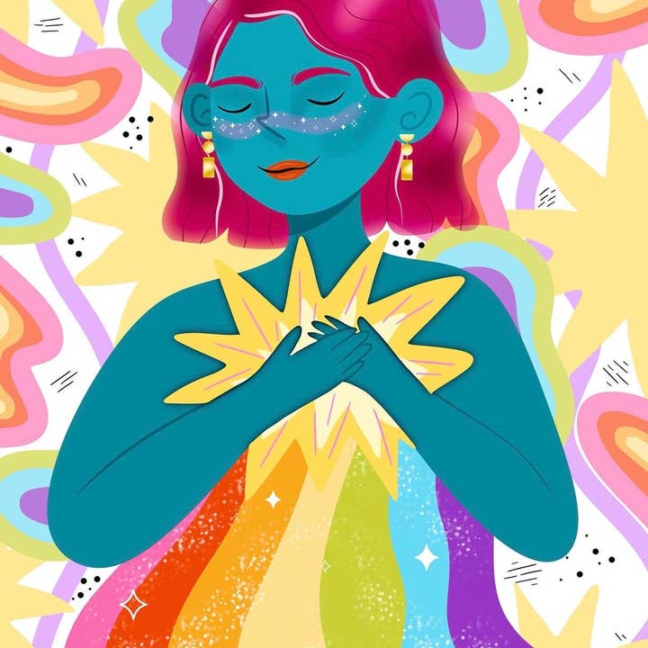 Crowded Cat Studio - Wholesale Art Print - Pride at Heart Art Print | 8x10"