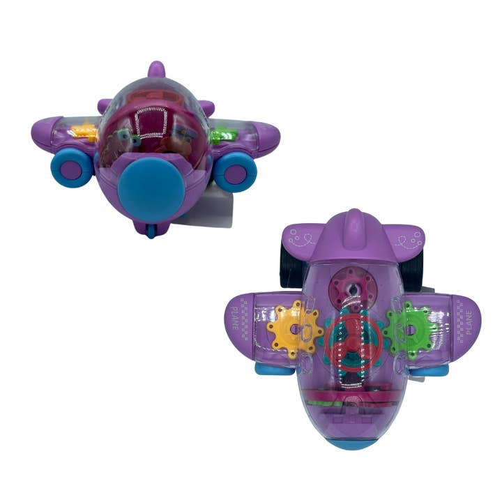 K & S WHOLESALE INC - Wholesale Toy plane – Child - 5" Gear Airplane with Light 12 CT3