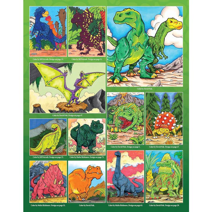 Fox Chapel Publishing - Wholesale Coloring Book - Kids & Baby - Dinosaurs Coloring Book - Perfect for Dinosaur Loving Kids!3