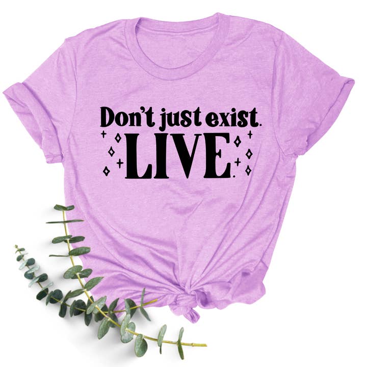 Bestaan niet alleen live grafisch t-shirt voor wholesale door Londas Trendy Tees