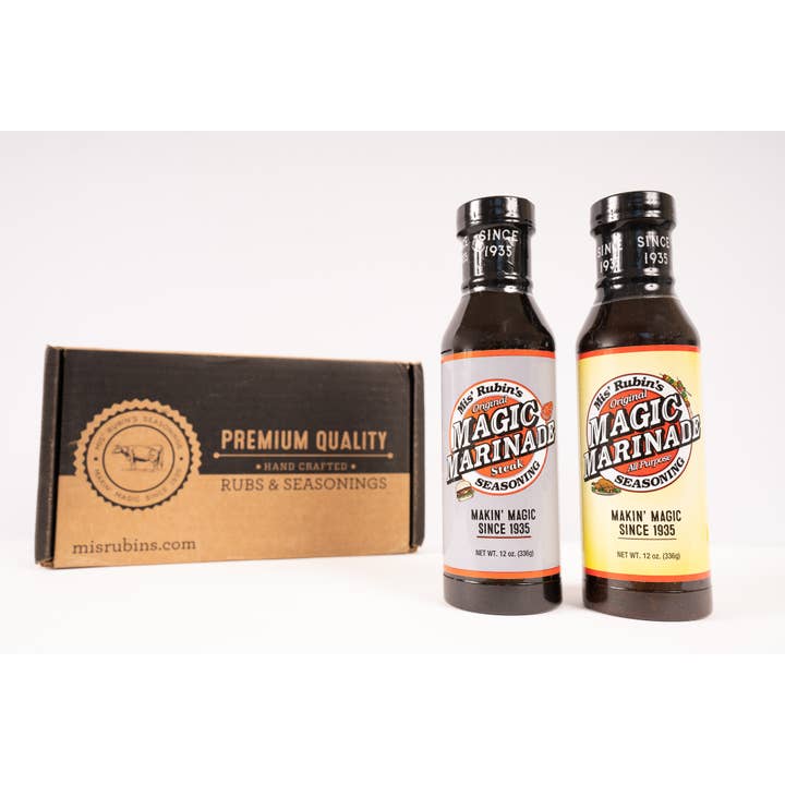 2-Pack Marinade Gift Box for wholesale by Mis Rubin's Seasonings