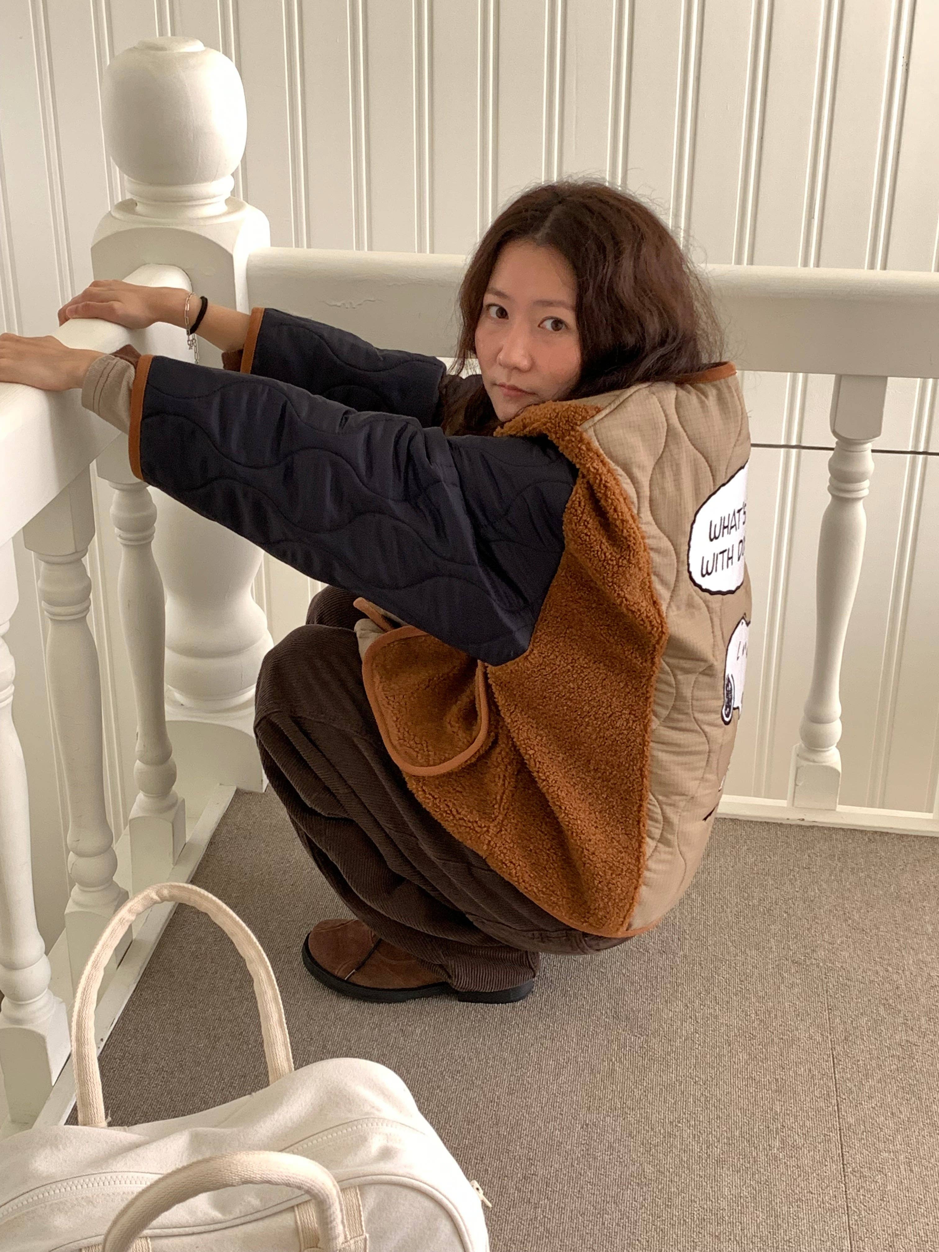 Little Light - Wholesale Puffer Jacket - Women's - Snoopy Limited Edition Sherpa Quilted Fleece Jacket16