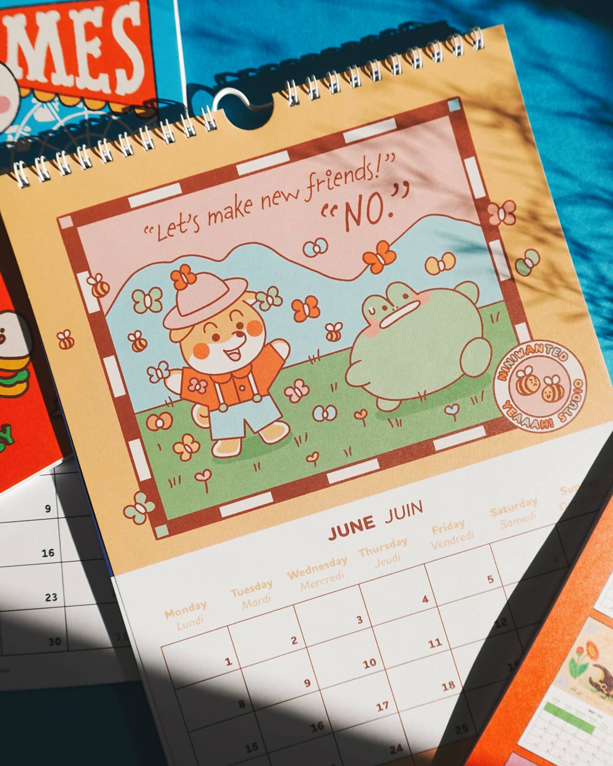 Yeaaah! Studio - Wholesale Calendar - 2026 calendar illustrated by Yeaaah! Studio & Niniwanted18
