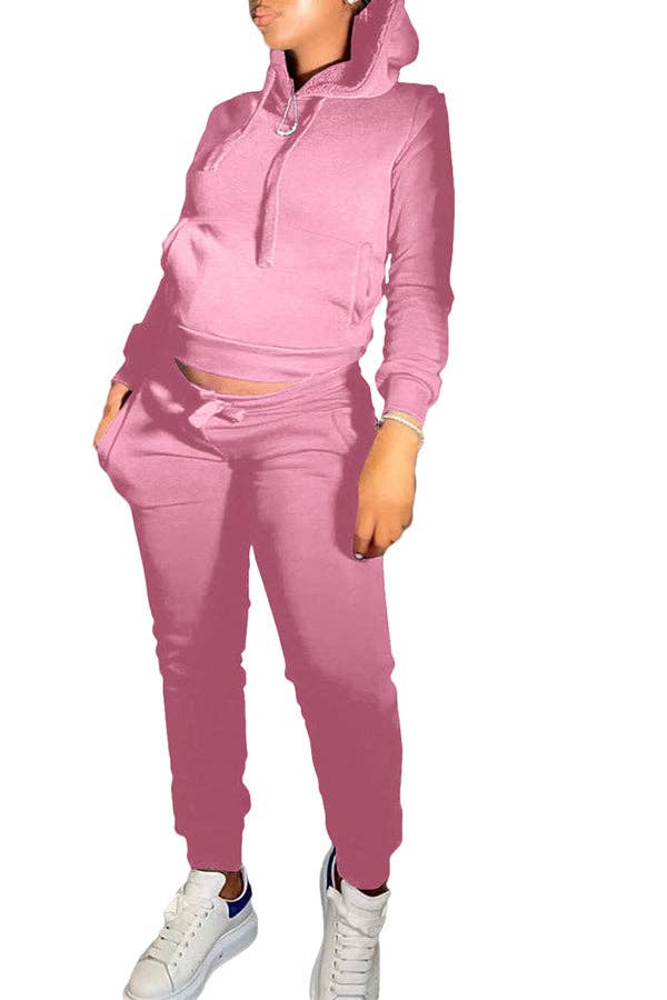 MB Fashion Wholesale - Vente Ensemble de vêtements d'intérieur – femme - Ensemble de jogging confortable et décontracté MB FASHION avec sweat à capuche 274R27