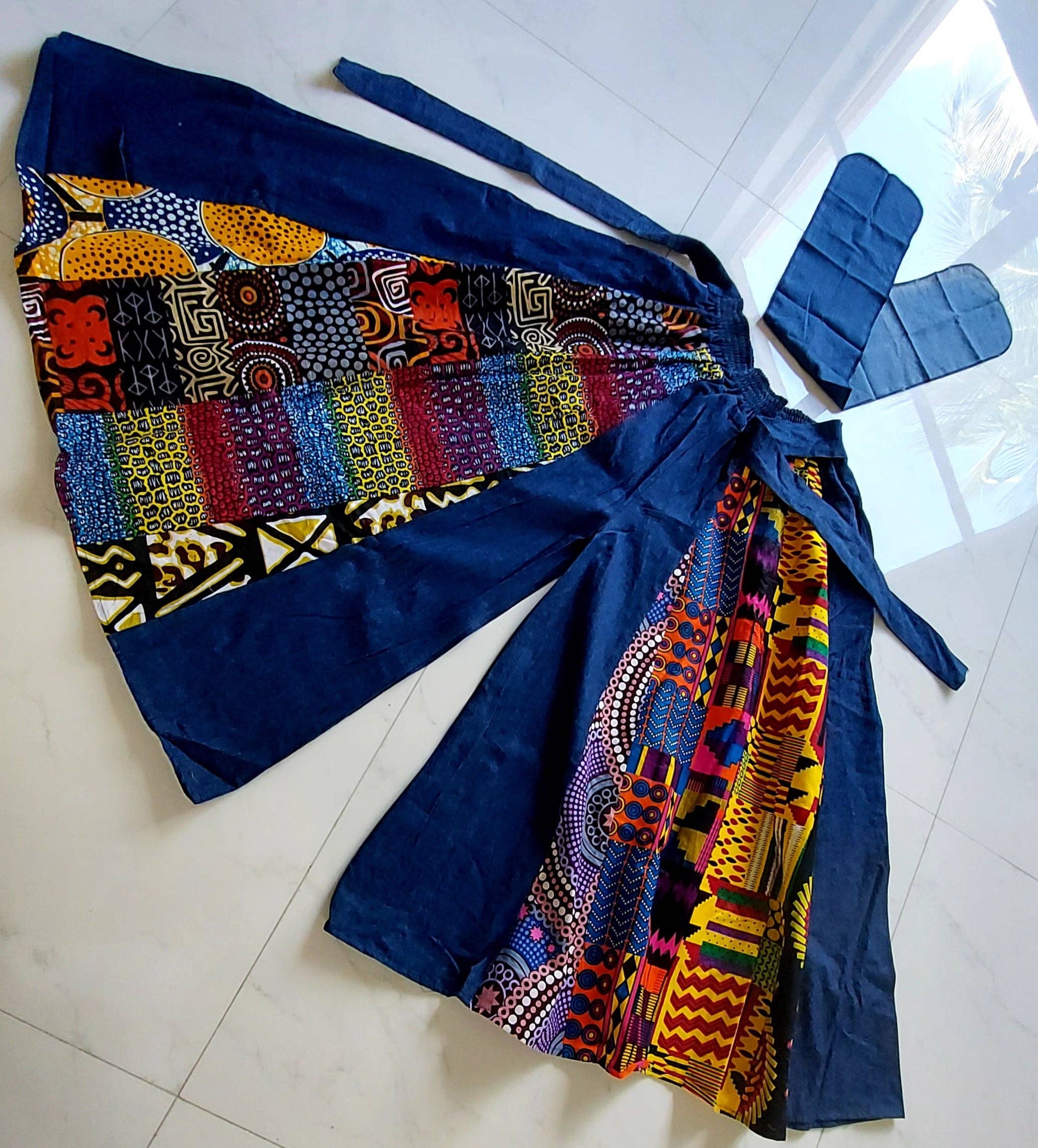 India Batik – Calças - Mulher por atacado – 702- Calça Palazzo Mulher - Gango/Multi-Estampas7