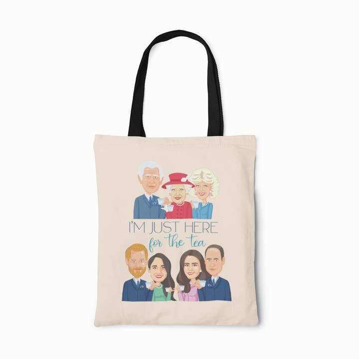 Bolso de mano Here For The Tea Royal Family para venta al por mayor de Calm Down Caren