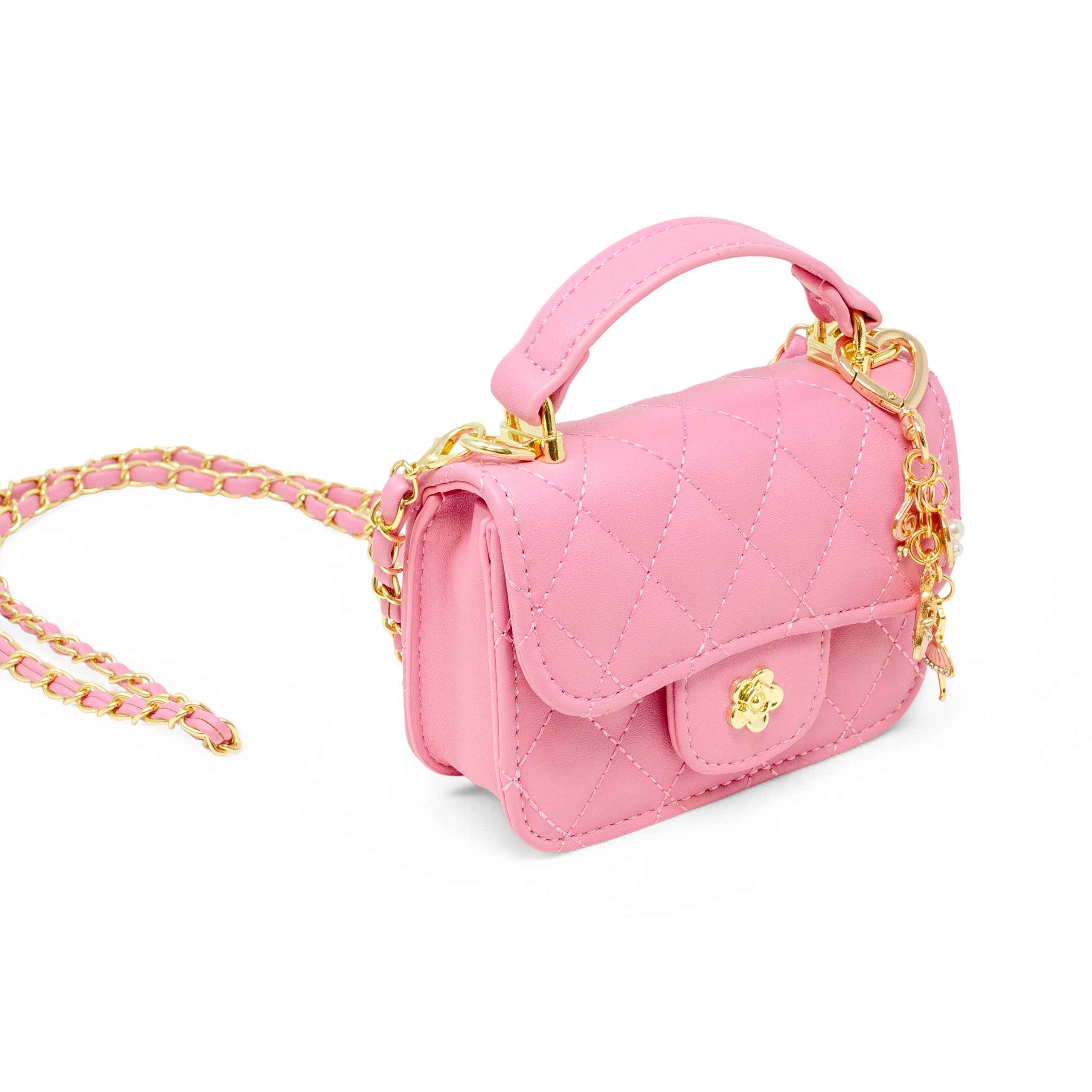 Tiny Treats and ZOMI GEMS - Wholesale Crossbody bag – kids - Tiny Quilted Ballet Charm Handbag5