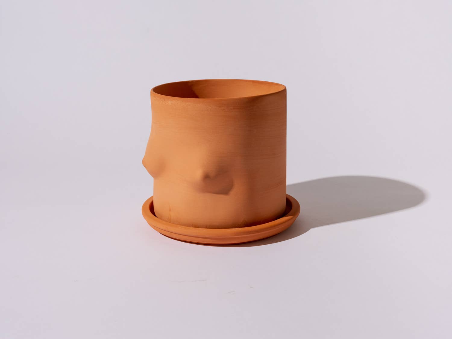 GROUPPARTNER - Wholesale Plant Pot - 8" Terra-Cotta boob pot (With Saucer)1