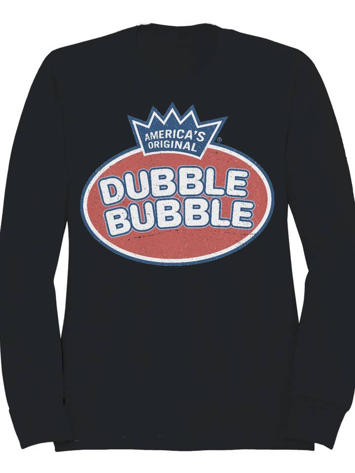 Officially Licensed Dubble Bubble Logo Design Men's Sweatshirt for wholesale by Snack Tees