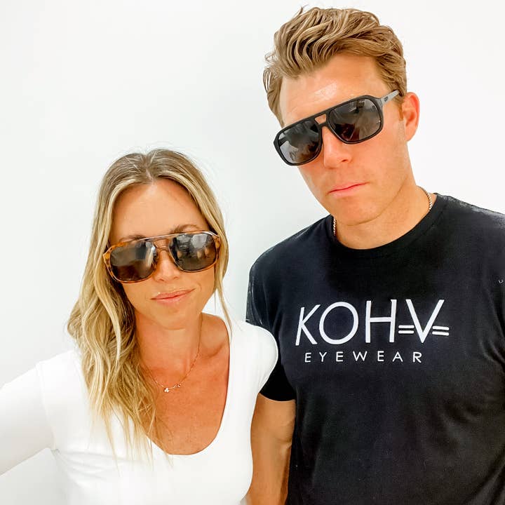 SUMMIT AMBER BRONZE Polarized Trendy Aviator Sunglasses for wholesale on Faire