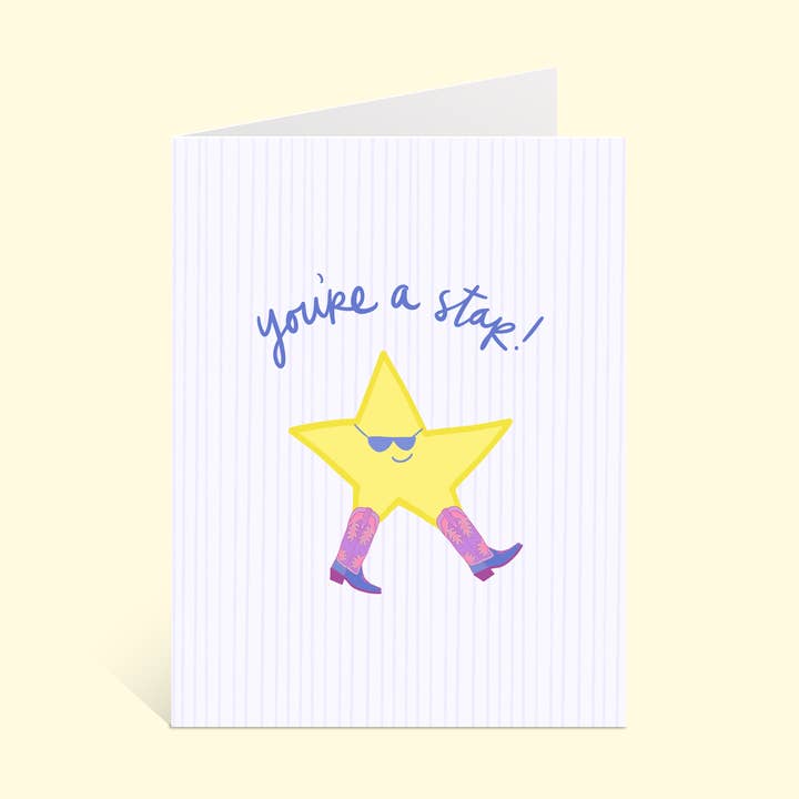 You're a Star Cowgirl Card for wholesale by bellwell