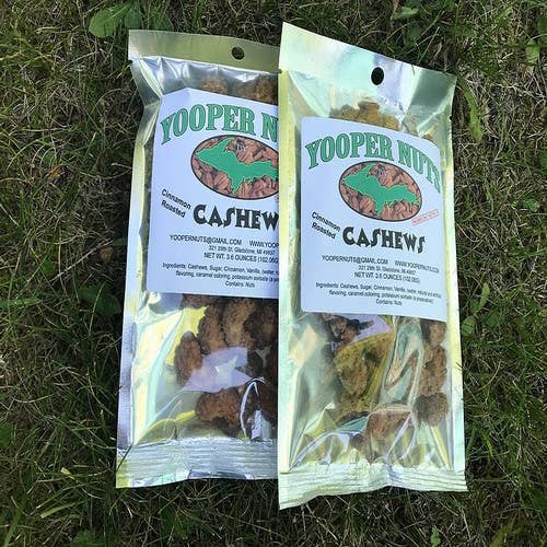 Cinnamon Roasted Cashews for wholesale by UP North Roast