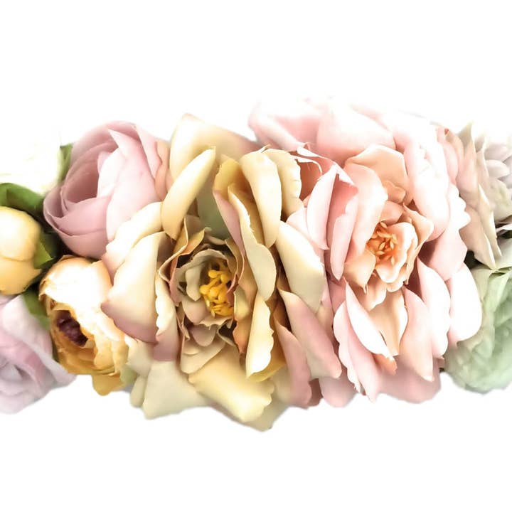 Ceinture fleurie · Or rose pour la vente par BRANDELIA