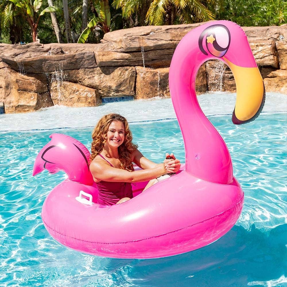 PoolCandy - Wholesale Inflatables - Tube Runner Motorized Flamingo Pool Float Special Edition4