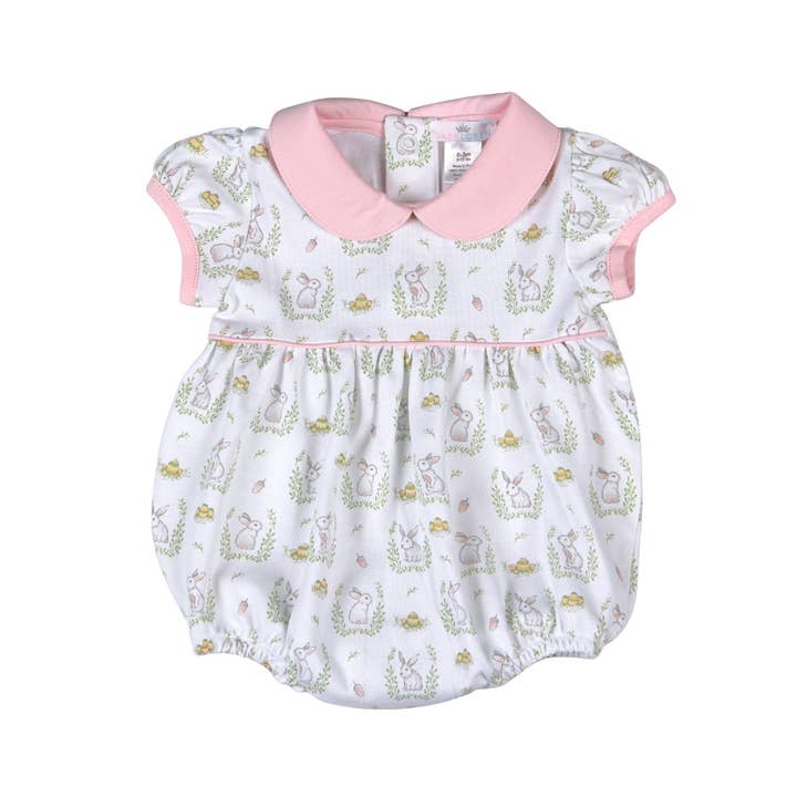 PKU-330 LAPINS ROSES PIMA BUBBLE pour la vente par Baby Loren