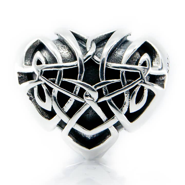 Breloque cœur celtique irlandais pour la vente par Aurora Charm