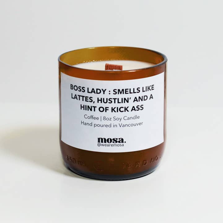 Mosa - Wholesale Jar/filled candle - Boss Lady - Coffee Candle
