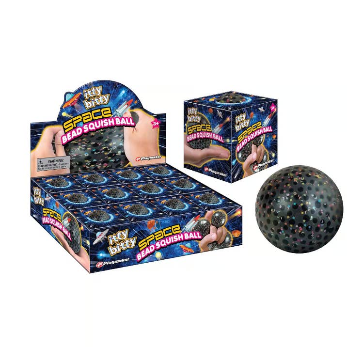 Itty Bitty Space Bead Squish Balls Multicolored for wholesale by Master Toys & Novelties Inc.